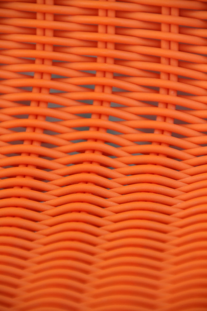 Detalle de silla de plástico tejido
 - Foto, Imagen