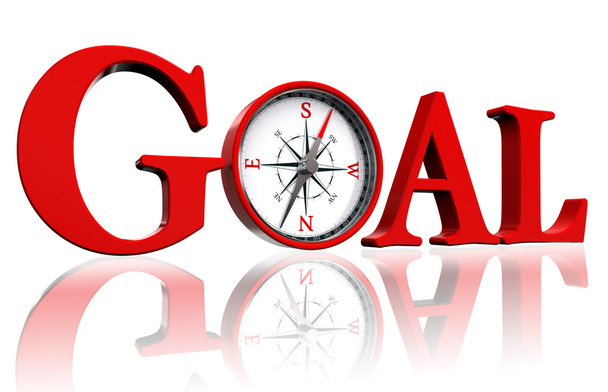 Красное слово цели и концептуальный компас
 - Фото, изображение