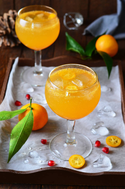 Tangerine Cocktail, Cold Drink  - Valokuva, kuva