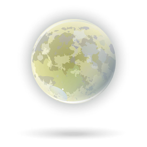 Luna piena. Illustrazione vettoriale. Satelliti terrestri
 - Vettoriali, immagini