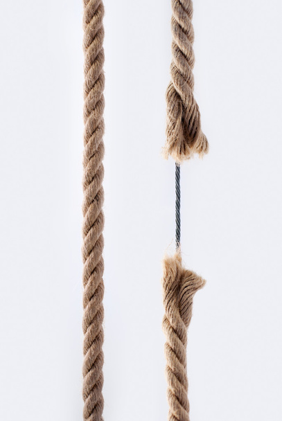 lano, kovovou spirálou - Fotografie, Obrázek
