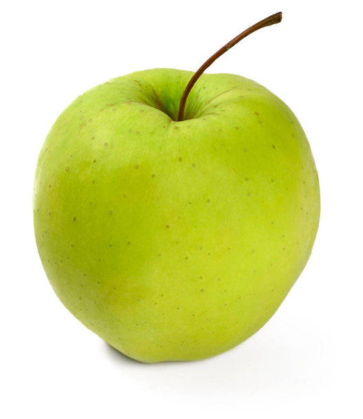 Manzana verde fresca, aislada en blanco
 - Foto, imagen
