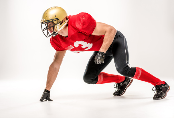 Football player in protective sportswear  - Valokuva, kuva