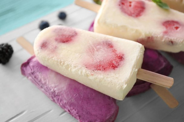 Tasty fruit ice-cream  - Foto, Imagem