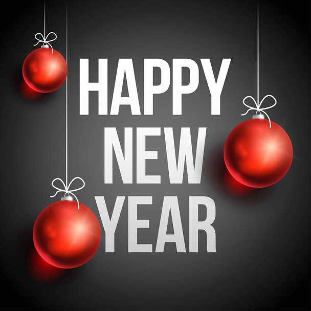 happy new year card2-01 - Vector, Image