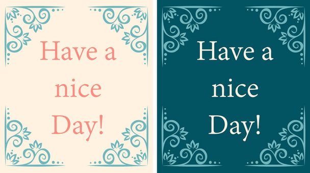 have a nice day  Template  - Vector, imagen