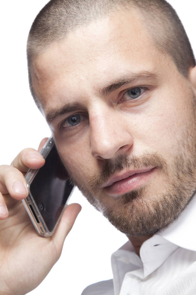 business man on the phone  - Zdjęcie, obraz
