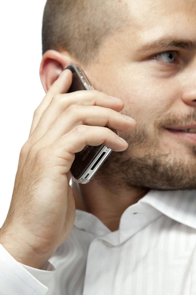 phone calling, business portrait  - Foto, Imagen