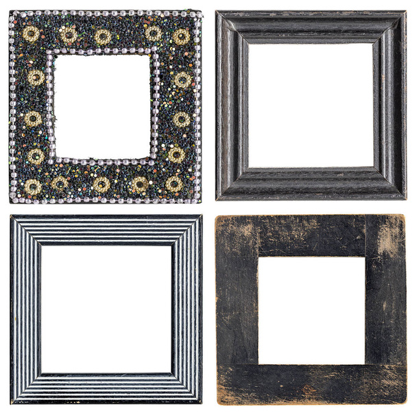 4 つの正方形の画像フレームのセット - 写真・画像