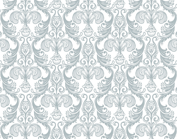 Damask pattern - Vector, Image