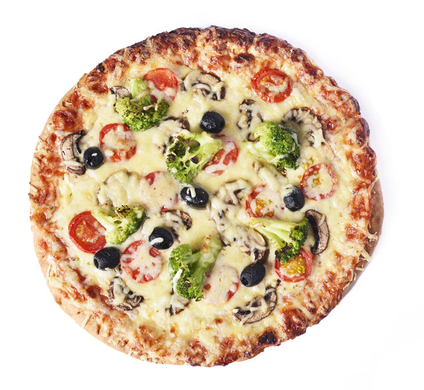 Pizza deliciosa com legumes
 - Foto, Imagem