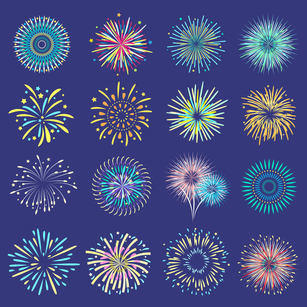 Boules festives sur fond bleu foncé
  - Vecteur, image