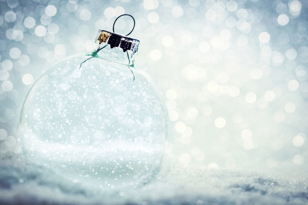 Bola de cristal de Navidad  - Foto, imagen