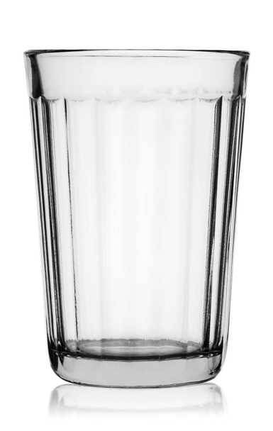 Empty vintage faceted glass - Foto, imagen