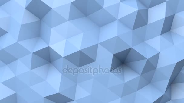  Blue low poly texture - Footage, Video
