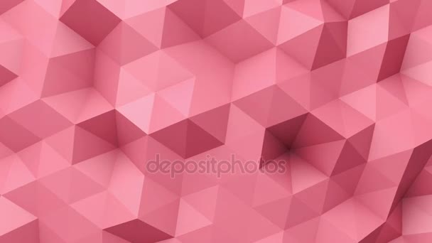 Red low poly texture - Footage, Video