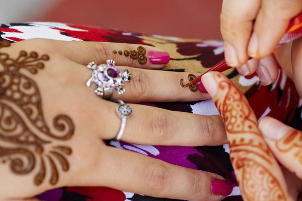 Henna art on woman - Fotó, kép