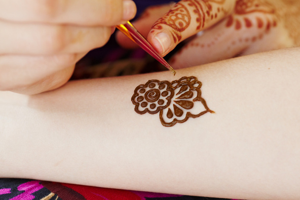 Henna art on woman - Valokuva, kuva
