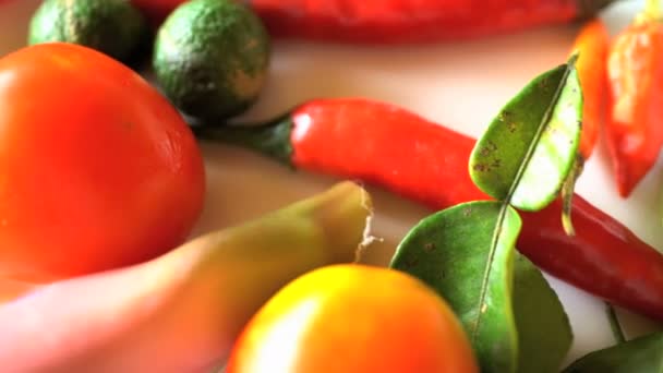 vegetables used in preparation of Basa Gede - Footage, Video