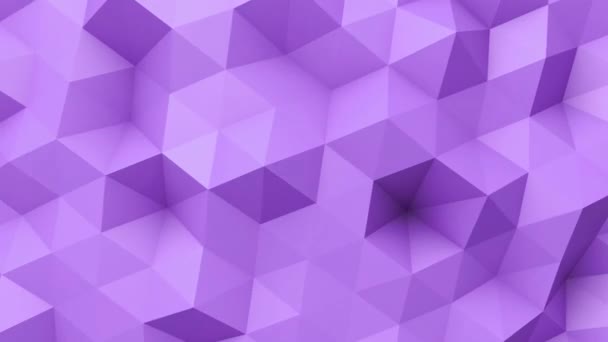 Purple low poly texture  - Footage, Video