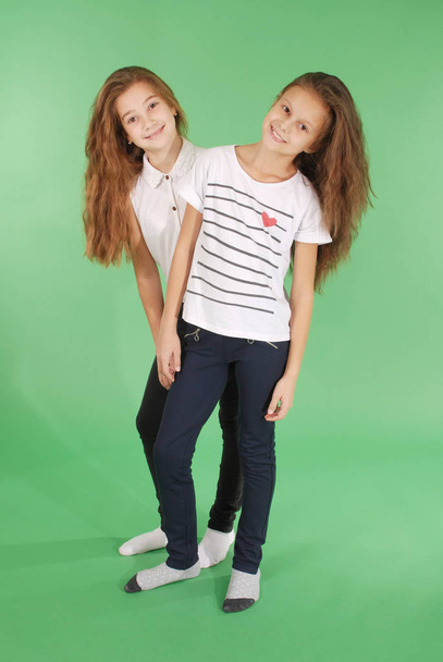 Cheerful young girls - Foto, Imagen