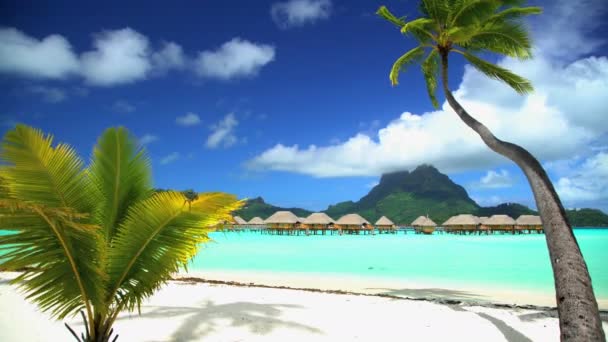 Bungalows a lagúna Bora Bora - Felvétel, videó