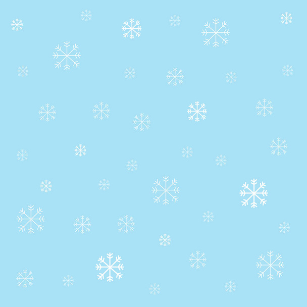 νιφάδα χιονιού φόντο χειμώνα - Διάνυσμα, εικόνα