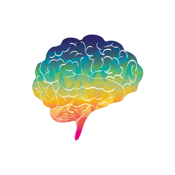 人間の脳の心 - ベクター画像