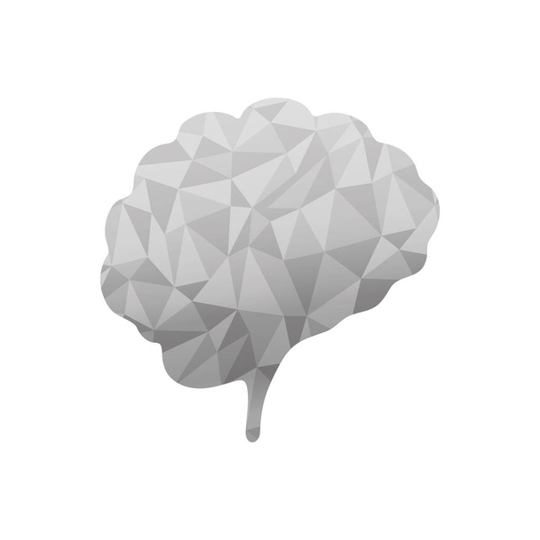 Ανθρώπινος εγκέφαλος το μυαλό - Διάνυσμα, εικόνα