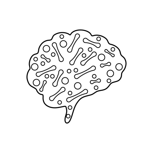 Human brain mind - Vector, Image