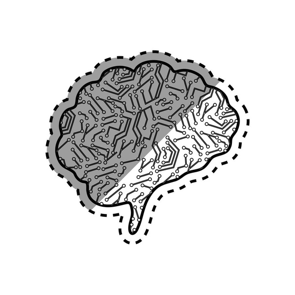 Mente cerebral humana
 - Vetor, Imagem