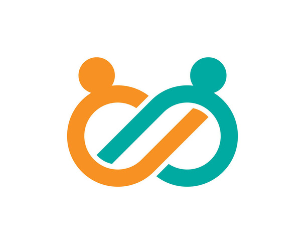 Logo de cuidado comunitario
  - Vector, imagen