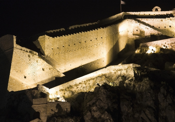Castillo de Palamidi en la ciudad de Nafplio en Grecia
 - Foto, imagen