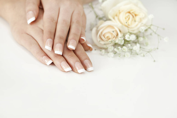 Beautiful female hands with manicure - Photo, Image