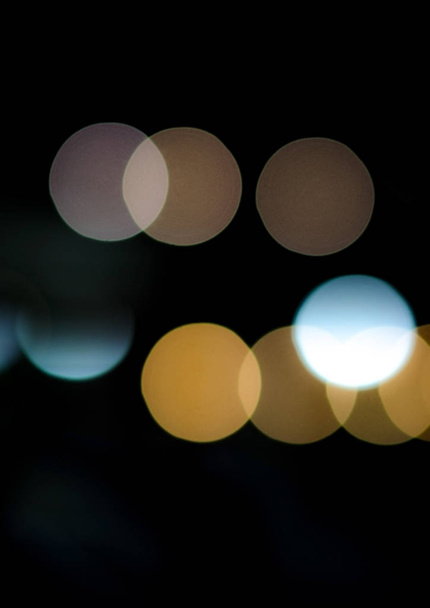 Kleurrijke cirkels van lichte abstract  - Foto, afbeelding