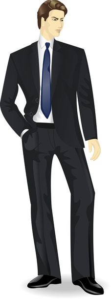 Businessman - Vektor, obrázek