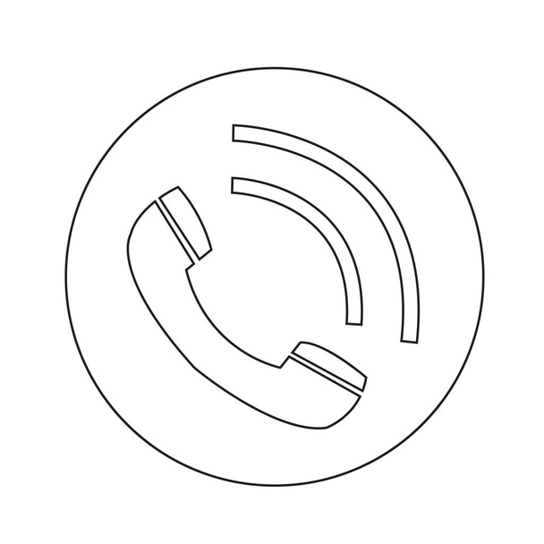 Illustration zum Telefon-Symbol  - Vektor, Bild