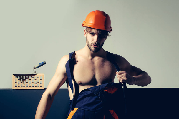 sexy muscular man builder - Fotografie, Obrázek
