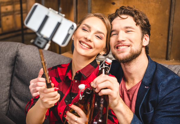 couple taking selfie - Photo, Image