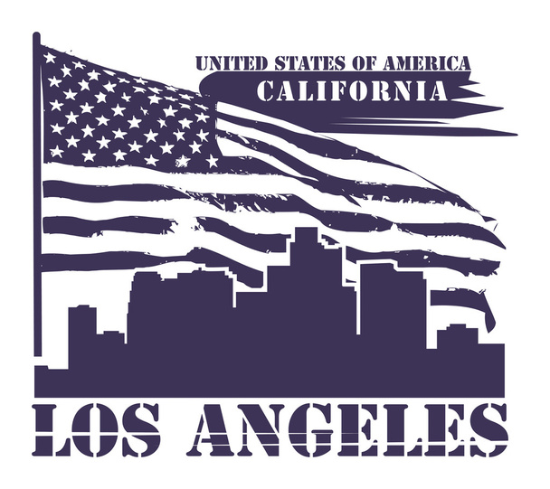 California, sello de Los Ángeles
 - Vector, imagen