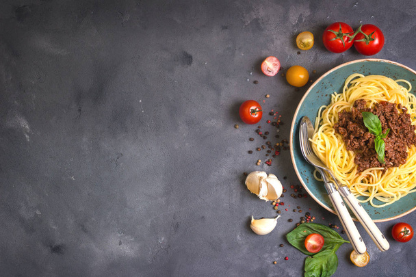 Tészta bolognai ételeknek - Fotó, kép