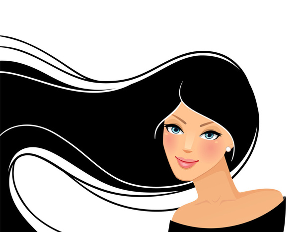 Vector illustration of beauty woman - Vector, Image