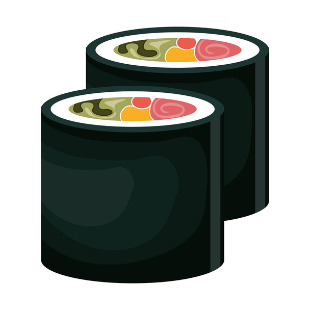 rolls suchi japonais food
 - Vecteur, image