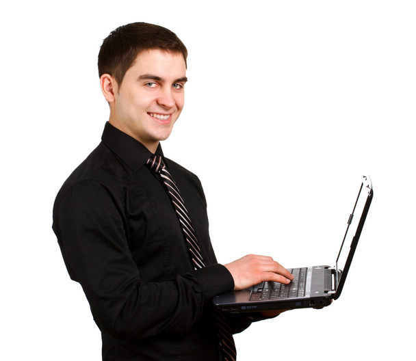 man with laptop - Foto, Imagen