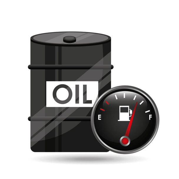 barril petróleo concepto industria automotriz
 - Vector, Imagen
