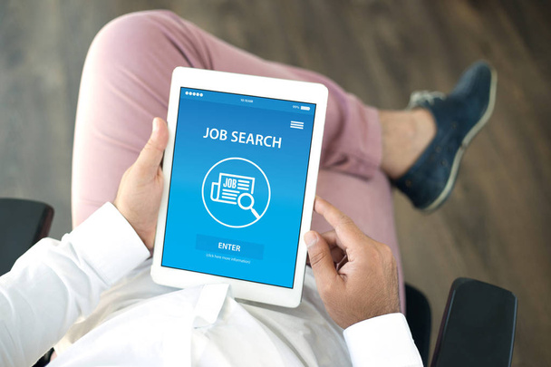 JOB SEARCH  CONCEPT  - Foto, afbeelding