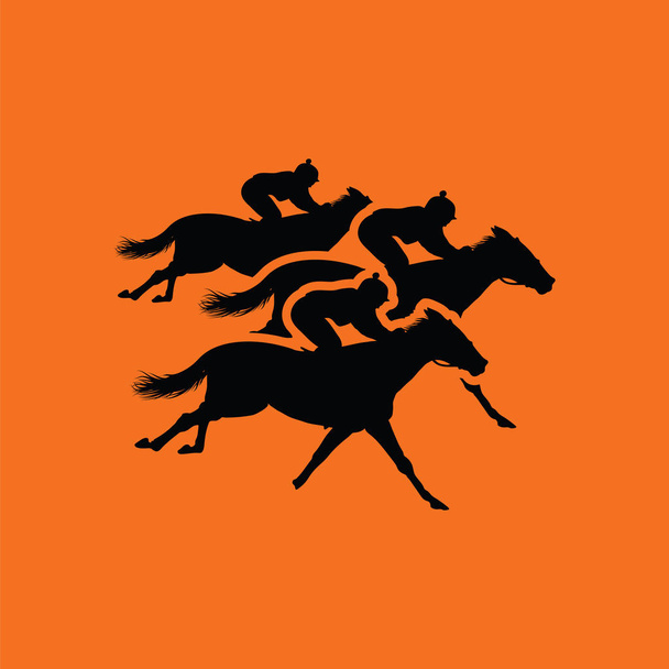 Коні їздити значок
 - Вектор, зображення