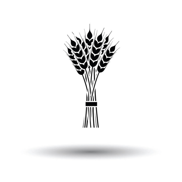 Icono de trigo con diseño de sombra
 - Vector, imagen