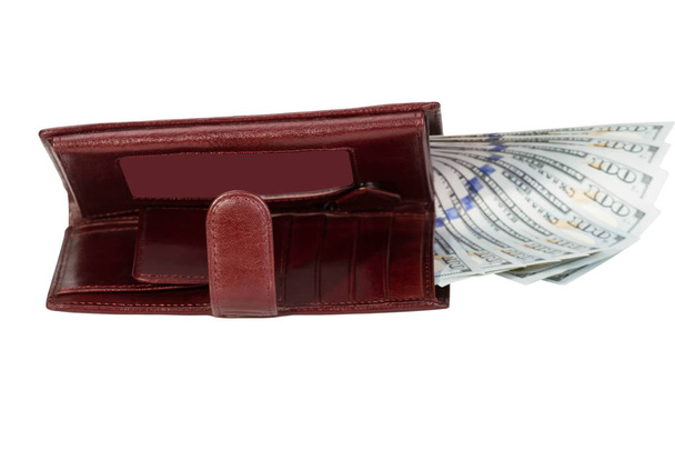 Ανδρικό πορτοφόλι με χρήματα  - Φωτογραφία, εικόνα