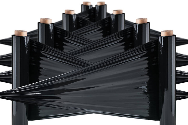 Película elástica negra aislada
   - Foto, Imagen